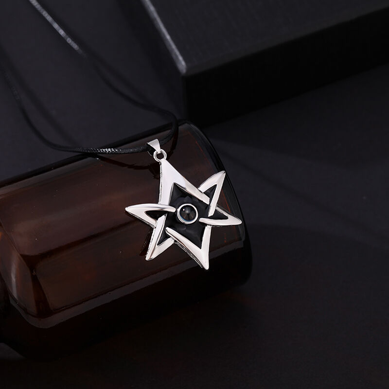 תמונה מוצפנת שרשרת מגן דוד לגבר