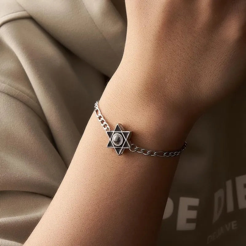צמיד מגן דוד לגבר